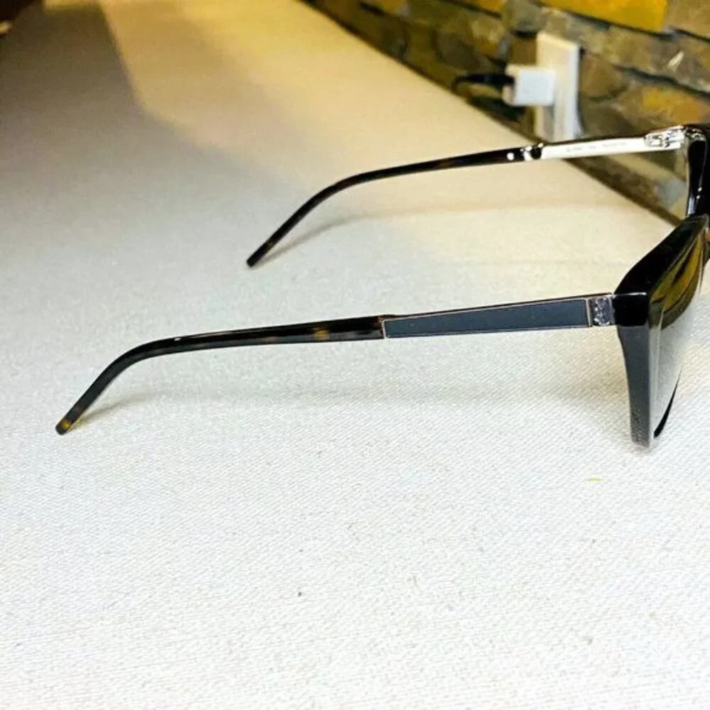 NWT Yves Saint Laurent SLM69-002 Black 56mm Sunglasses - Picture 6 of 12